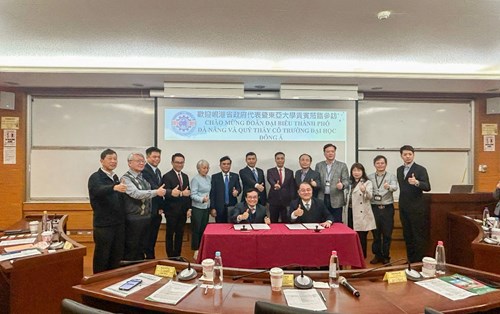 Đại học Đông Á hợp tác đào tạo nhân lực lĩnh vực công nghệ cao với trường đại học của Đài Loan