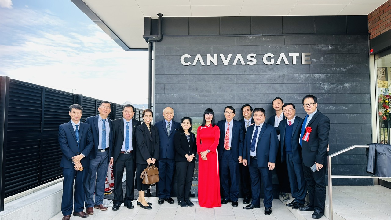 Đại học Đông Á tham dự lễ khánh thành trường Nhật ngữ Canvas Gate