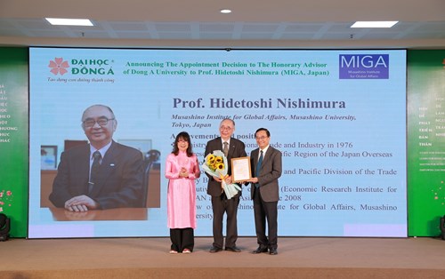 GS. Hidetoshi Nishimura là Cố vấn danh dự trường Đại học Đông Á